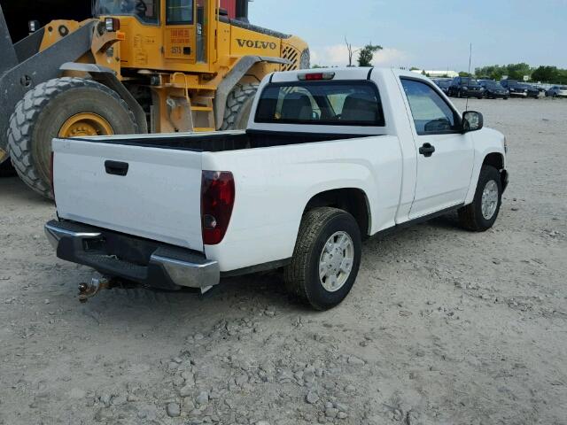 1GCCS149478242520 - 2007 CHEVROLET COLORADO WHITE photo 4