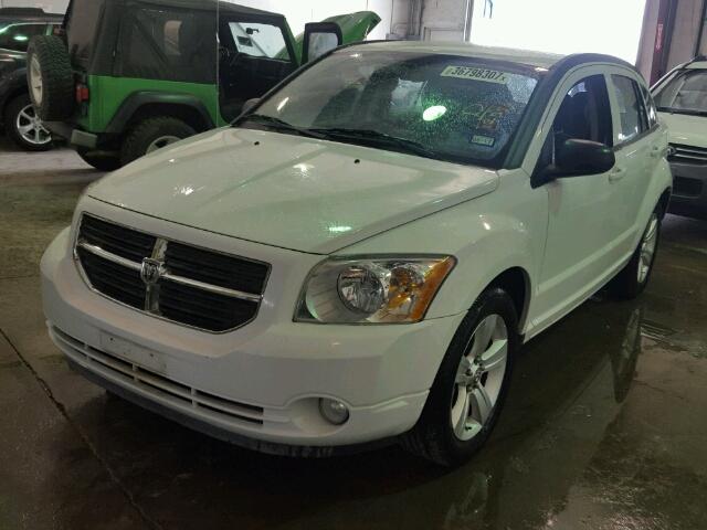 1B3CB3HA9BD192554 - 2011 DODGE CALIBER MA WHITE photo 2