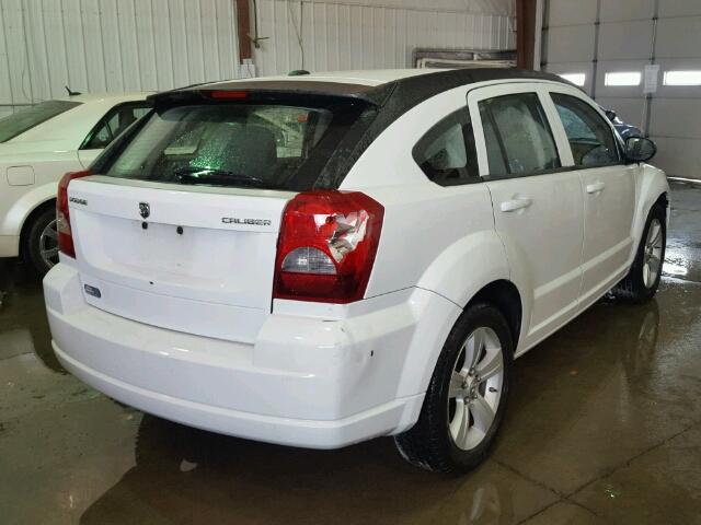 1B3CB3HA9BD192554 - 2011 DODGE CALIBER MA WHITE photo 4