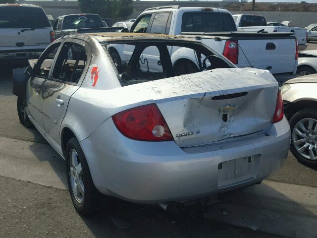 1G1AF5F57A7227576 - 2010 CHEVROLET COBALT 2LT SILVER photo 3