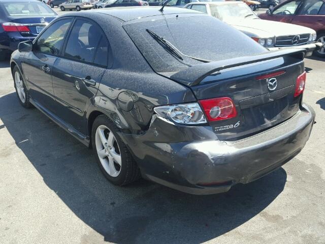 1YVHP84D955M09189 - 2005 MAZDA 6 S GRAY photo 3