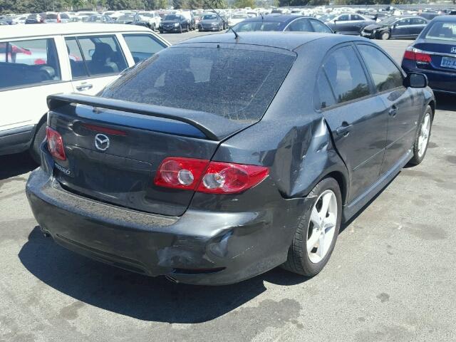 1YVHP84D955M09189 - 2005 MAZDA 6 S GRAY photo 4