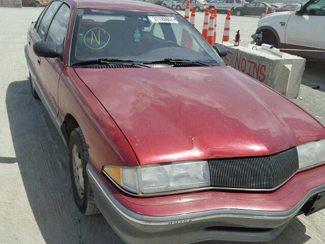 1G4NV55M6SC438289 - 1995 BUICK SKYLARK GR BURGUNDY photo 1