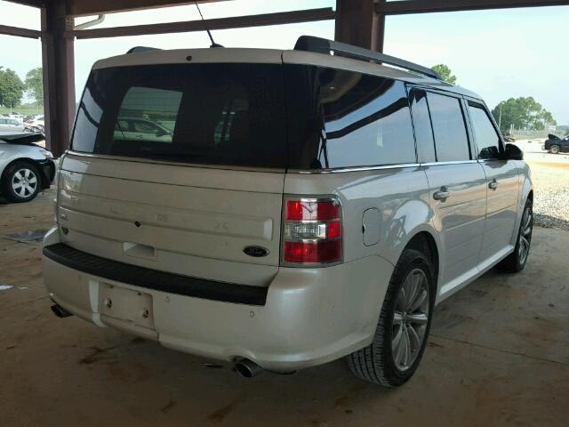 2FMGK5C86EBD21713 - 2014 FORD FLEX WHITE photo 4
