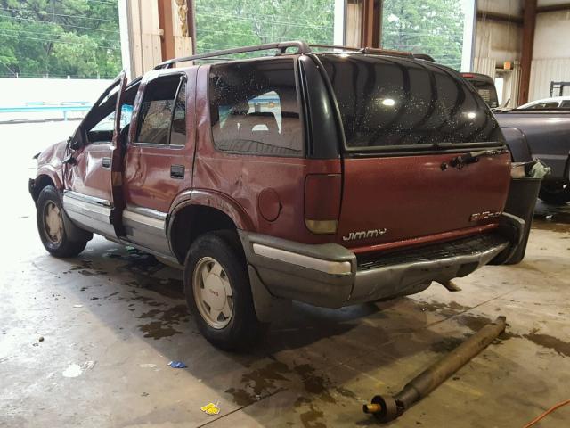 1GKCS13WXT2518997 - 1996 GMC JIMMY MAROON photo 3