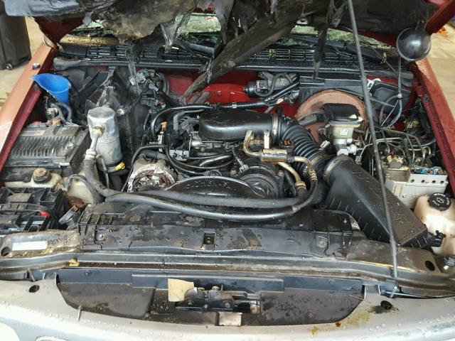 1GKCS13WXT2518997 - 1996 GMC JIMMY Tünd qırmızı foto 7