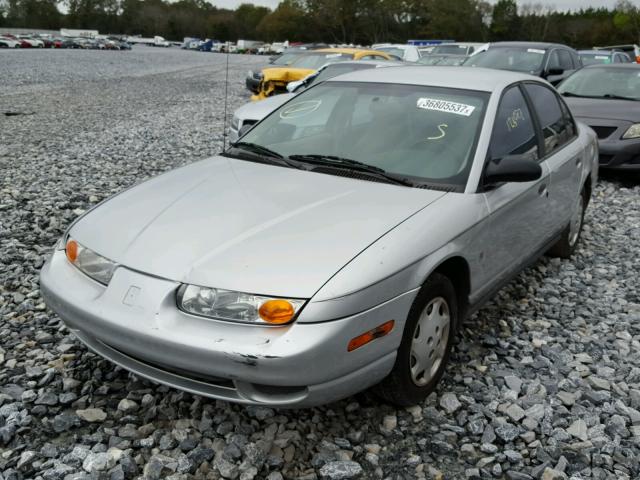 1G8ZH52812Z237623 - 2002 SATURN SL1 SILVER photo 2