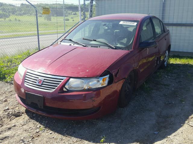 1G8AZ55F57Z103774 - 2007 SATURN ION LEVEL RED photo 2