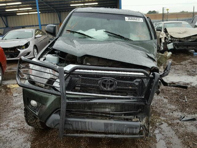 3TMLU4EN9EM151419 - 2014 TOYOTA TACOMA DOU GREEN photo 10