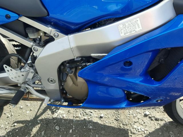 JKAZX4J138A072926 - 2008 KAWASAKI ZX600 J1 BLUE photo 7