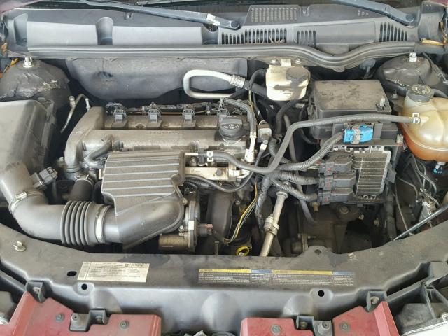 1G8AJ55F07Z162450 - 2007 SATURN ION LEVEL 红色 照片 7