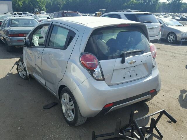 KL8CD6S97FC735042 - 2015 CHEVROLET SPARK SILVER photo 3