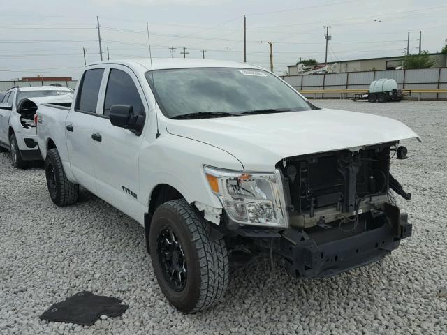 1N6AA1EK4HN516035 - 2017 NISSAN TITAN S WHITE photo 1