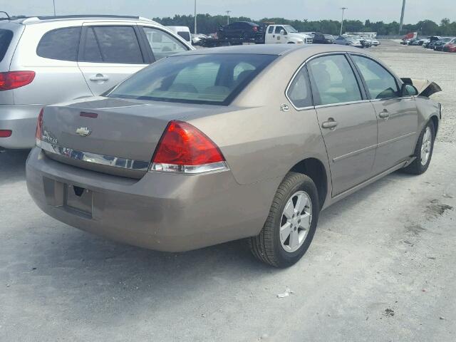 2G1WB55K069424314 - 2006 CHEVROLET IMPALA LS TAN photo 4