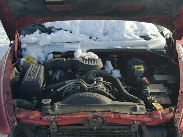 1B4HS28Y3XF653459 - 1999 DODGE DURANGO RED photo 7