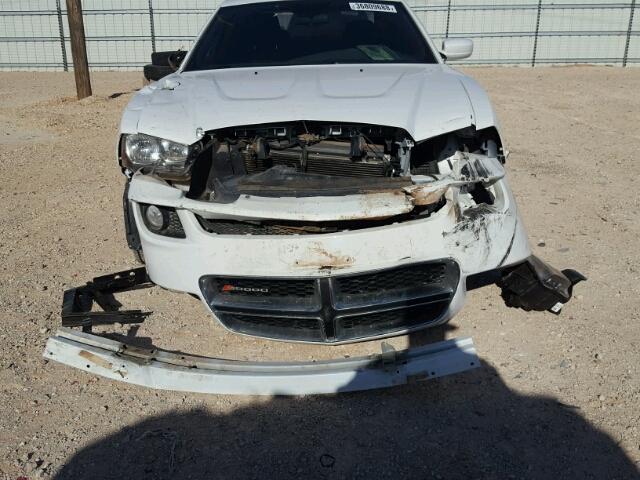 2C3CDXAT7EH173492 - 2014 DODGE CHARGER PO WHITE photo 9