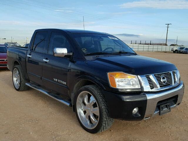 1N6BA0ED8AN314014 - 2010 NISSAN TITAN XE/S BLACK photo 1