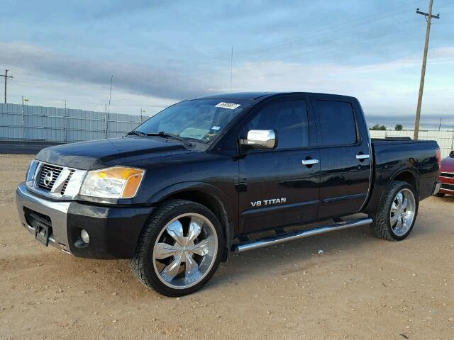 1N6BA0ED8AN314014 - 2010 NISSAN TITAN XE/S BLACK photo 2