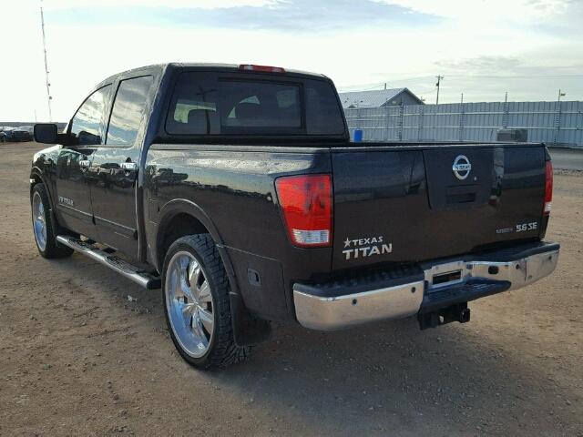 1N6BA0ED8AN314014 - 2010 NISSAN TITAN XE/S BLACK photo 3