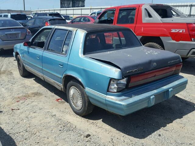 1C3AA3639RF168089 - 1994 CHRYSLER LEBARON LE BLUE photo 3