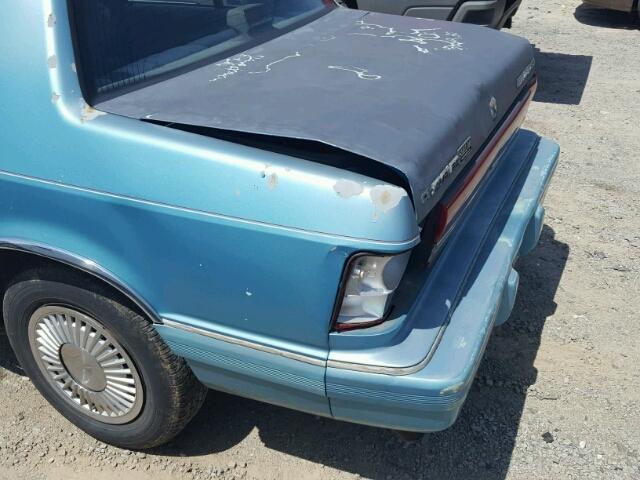 1C3AA3639RF168089 - 1994 CHRYSLER LEBARON LE BLUE photo 9