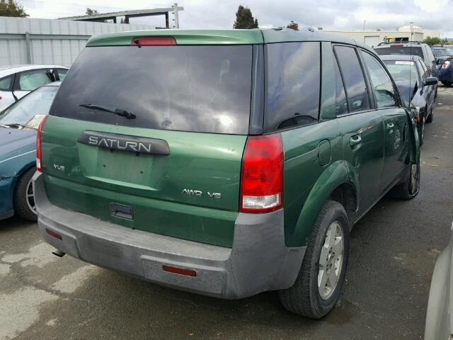 5GZCZ634X4S863594 - 2004 SATURN VUE GREEN photo 4