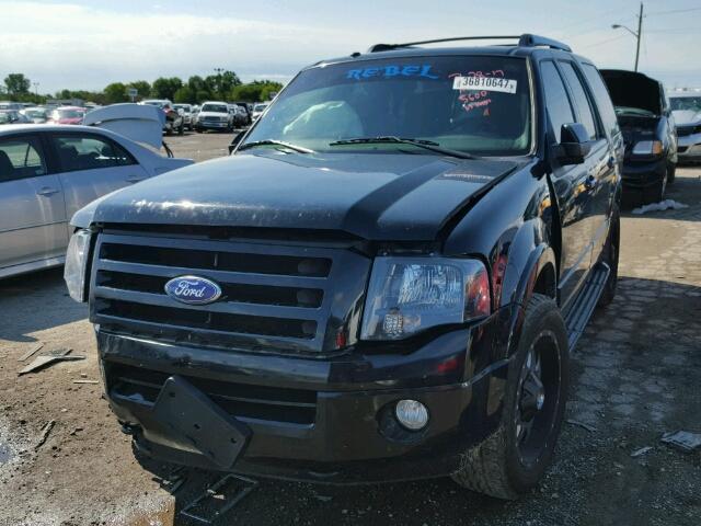 1FMFU20549EB19008 - 2009 FORD EXPEDITION BLACK photo 2