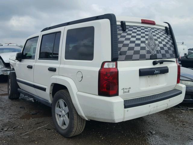 1J8HG48N76C198498 - 2006 JEEP COMMANDER თეთრი ფოტო 3