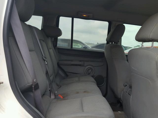 1J8HG48N76C198498 - 2006 JEEP COMMANDER თეთრი ფოტო 6