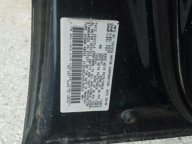 JT3HJ85J4V0155310 - 1997 TOYOTA LANDCRUISE 黑色 照片 10