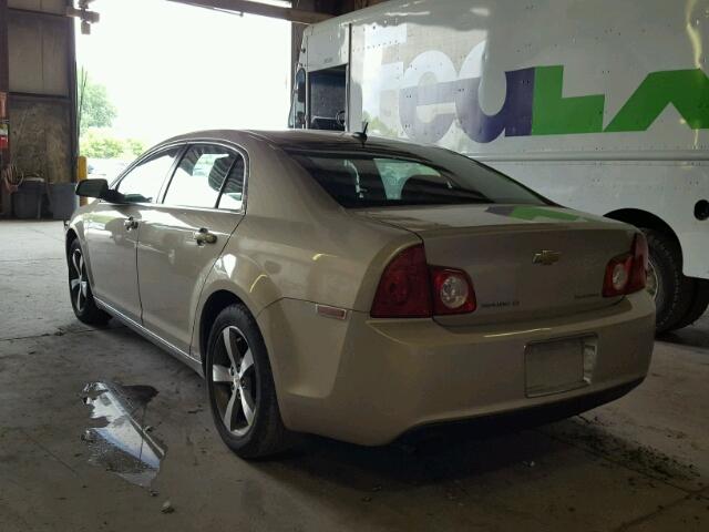 1G1ZC5E12BF226367 - 2011 CHEVROLET MALIBU 1LT GOLD photo 3
