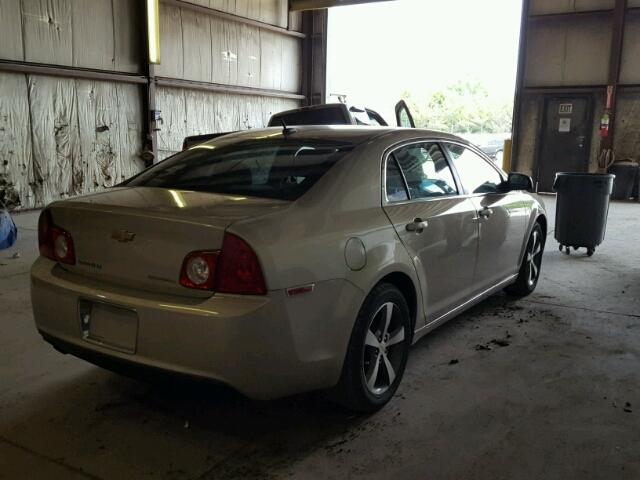 1G1ZC5E12BF226367 - 2011 CHEVROLET MALIBU 1LT GOLD photo 4