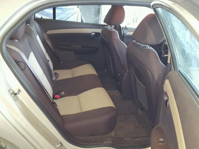 1G1ZC5E12BF226367 - 2011 CHEVROLET MALIBU 1LT GOLD photo 6