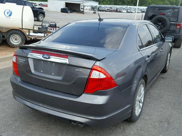 3FAHP0JA6BR346648 - 2011 FORD FUSION GRAY photo 4