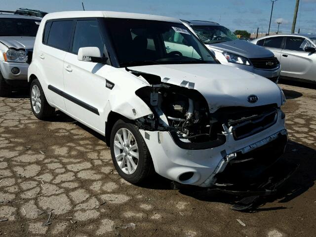 KNDJT2A52D7773048 - 2013 KIA SOUL WHITE photo 1