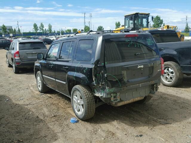 1J4NT4GB0AD637602 - 2010 JEEP PATRIOT LI BLACK photo 3