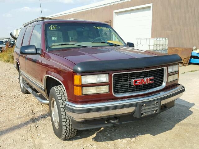 1GKEK13R6XJ729922 - 1999 GMC YUKON MAROON photo 1