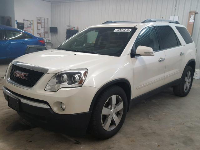 1GKKVRED9CJ270468 - 2012 GMC ACADIA SLT თეთრი ფოტო 2