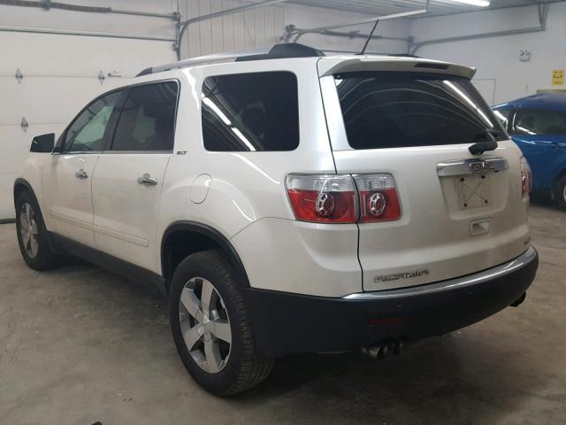 1GKKVRED9CJ270468 - 2012 GMC ACADIA SLT თეთრი ფოტო 3
