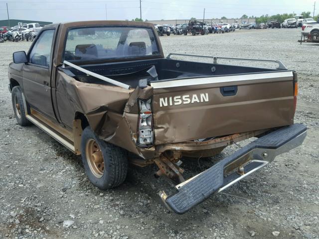 1N6ND11S2JC363056 - 1988 NISSAN D21 SHORT BROWN photo 3