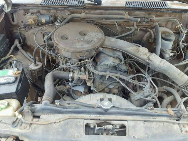 1N6ND11S2JC363056 - 1988 NISSAN D21 SHORT BROWN photo 7