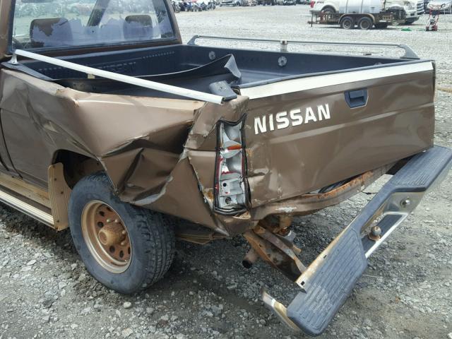 1N6ND11S2JC363056 - 1988 NISSAN D21 SHORT BROWN photo 9