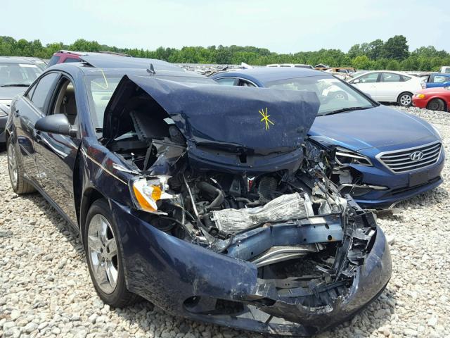 1G2ZG57B694191795 - 2009 PONTIAC G6 BLUE photo 1