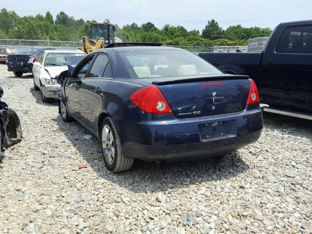 1G2ZG57B694191795 - 2009 PONTIAC G6 BLUE photo 3