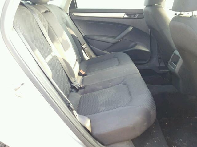 1VWAP7A3XDC021182 - 2013 VOLKSWAGEN PASSAT S ვერცხლისფერი ფოტო 6