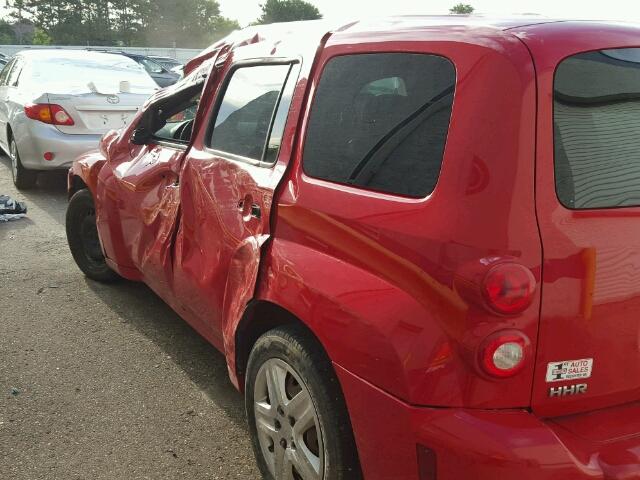 3GNBAADB8AS642023 - 2010 CHEVROLET HHR LS RED photo 10