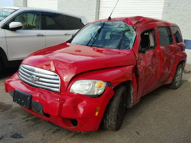 3GNBAADB8AS642023 - 2010 CHEVROLET HHR LS RED photo 2