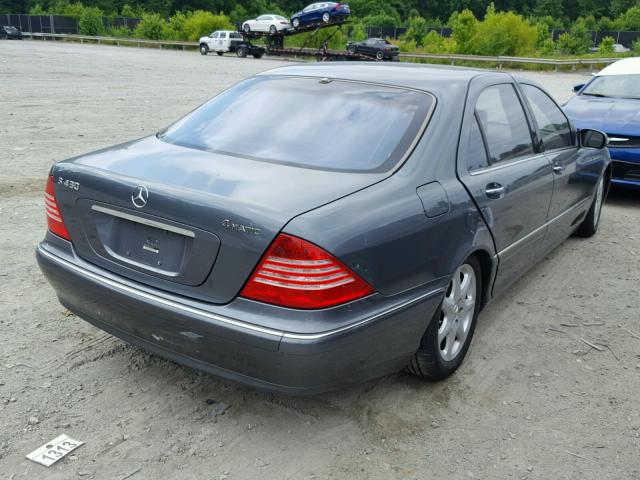 WDBNG83JX6A462216 - 2006 MERCEDES-BENZ S 430 4MAT GRAY photo 4