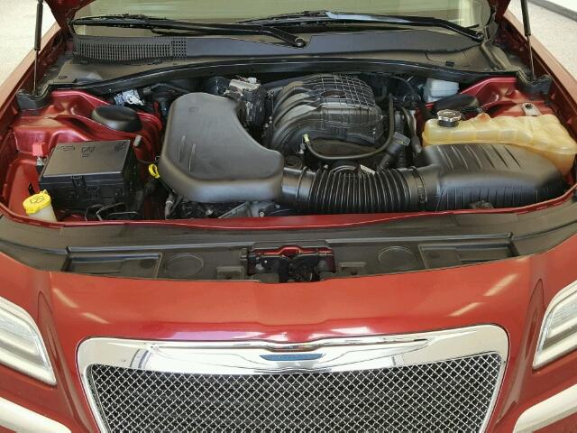 2C3CCACG1CH191502 - 2012 CHRYSLER 300 LIMITE RED photo 7