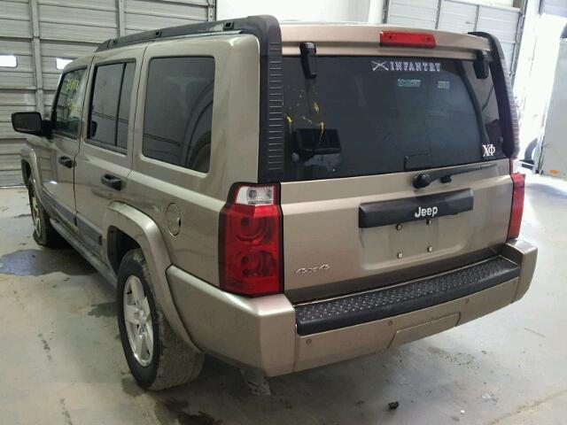 1J8HG48K46C237621 - 2006 JEEP COMMANDER თაფლისფერი ფოტო 3